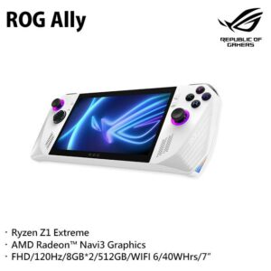 ROG ALLY EXTREME 旗艦版 ALLY-RC71L-0021AZ1_EXTRE (Ryzen Z1 Extreme/AMD Navi3/512G/8G*2/W11)公司收購手機