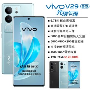 vivo V29 5G (12G/512G) -山海青公司收購手機